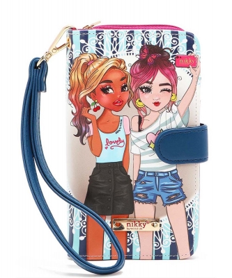 Nikky Phone Case Zip Around Wallet Wristlet NK20303P QUEENIES